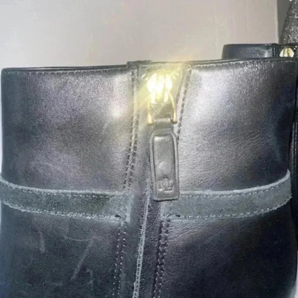 Lauren Ralph Laurens high-heeled Marleigh‎ bootie - Picture 4 of 6